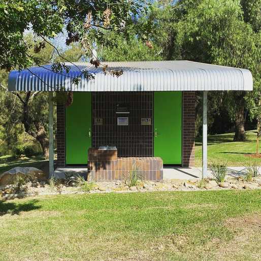 Cute little amenities block at Belgenny Reserve completed for Camden Council.