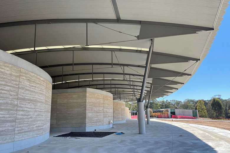 Axis Metal Roofing project - Mount Annan Herbarium
